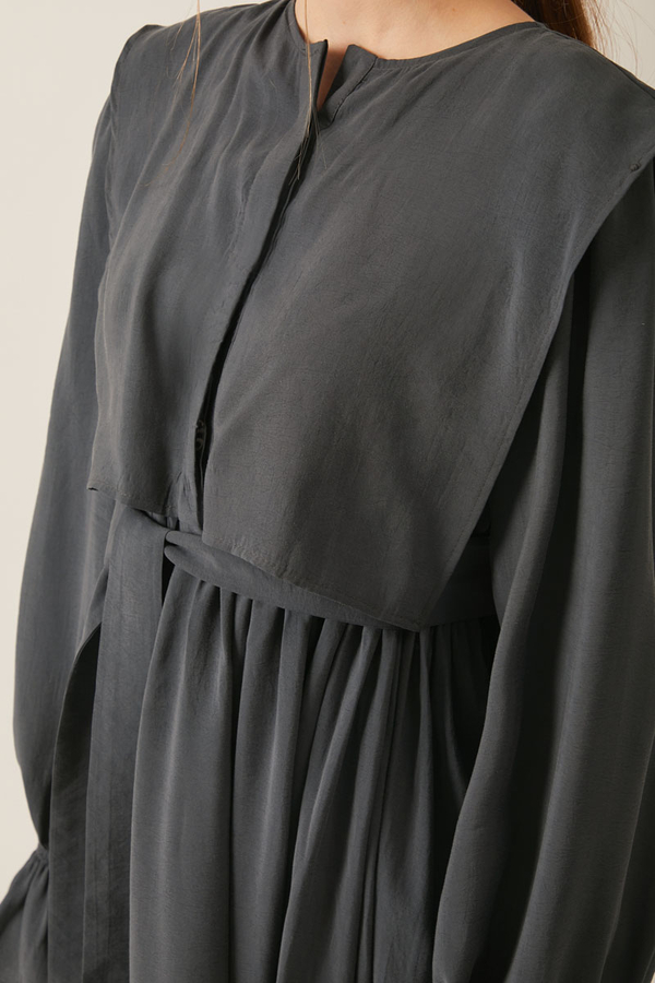 Deren Modal Dress Anthracite - 6