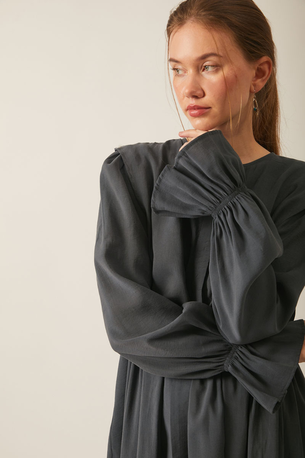 Deren Modal Dress Anthracite - 3