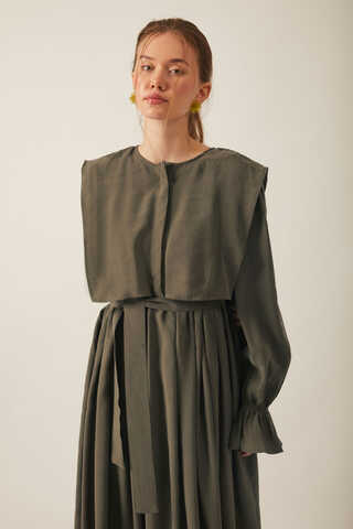 Deren Modal Dress Khaki - 2