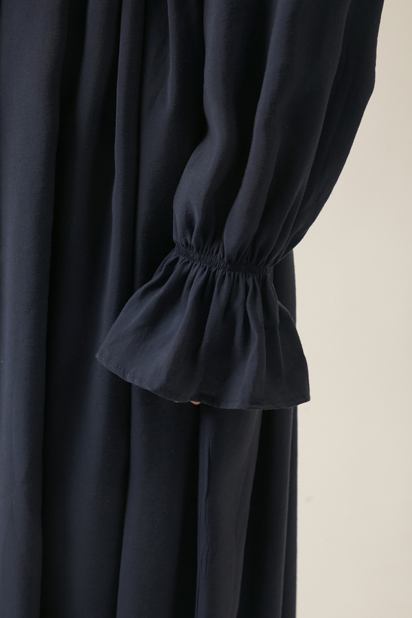 Deren Modal Dress Navy Blue - 7