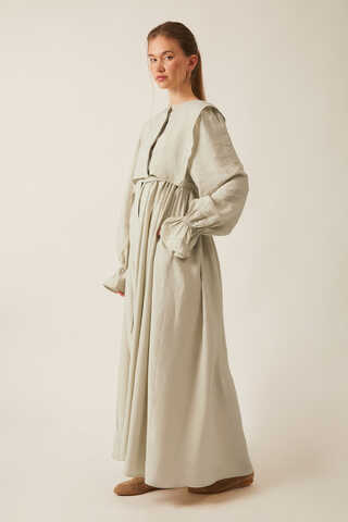 Deren Modal Dress Stone - 14