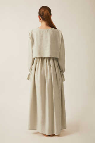 Deren Modal Dress Stone - 15