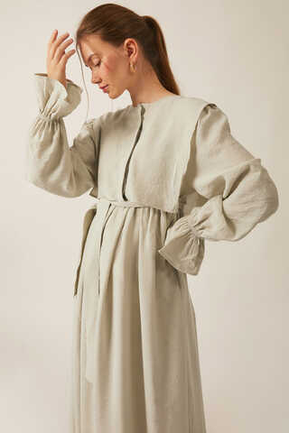 Deren Modal Dress Stone - 9