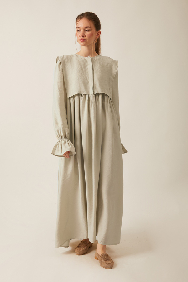 Deren Modal Dress Stone - 6