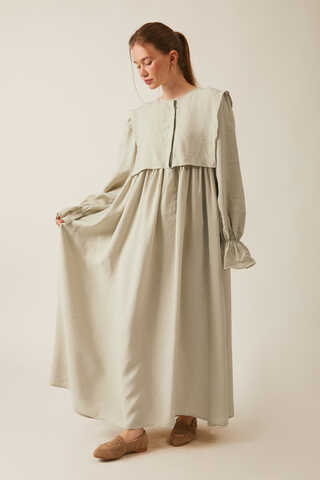 Deren Modal Dress Stone - 3