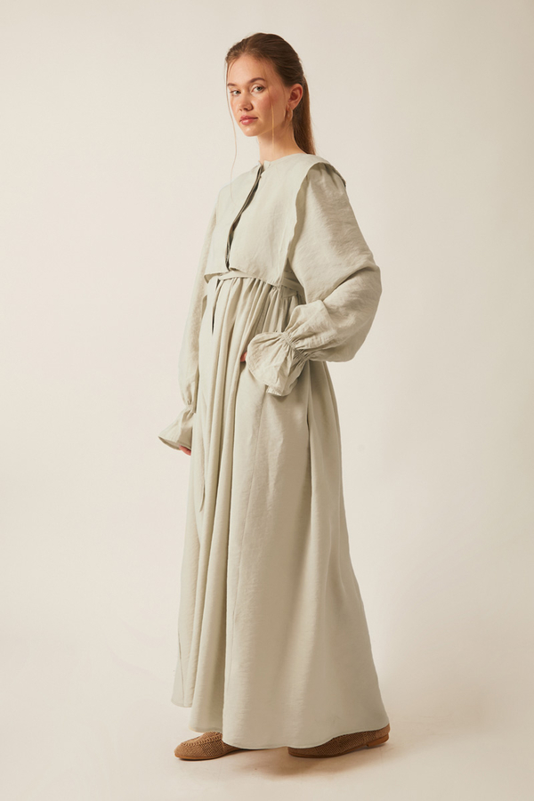 Deren Modal Dress Stone - 14