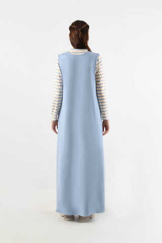 Derin Yaka Jile Takım Bebe Mavisi - 6