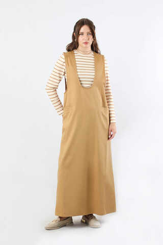 Derin Yaka Jile Takım Camel - 1