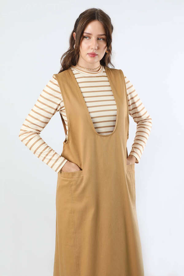 Derin Yaka Jile Takım Camel - 2