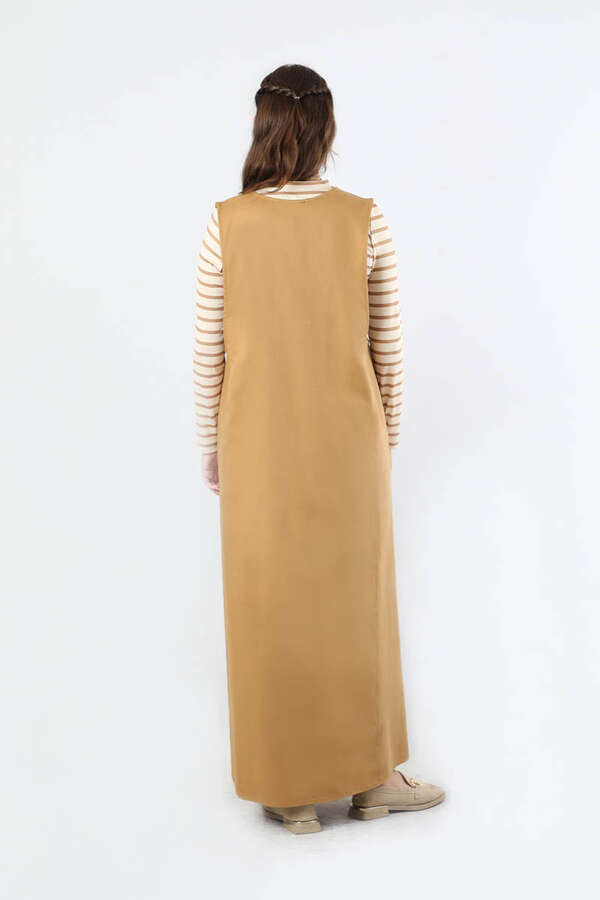 Derin Yaka Jile Takım Camel - 6