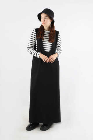 Derin Yaka Jile Takım Siyah - 3