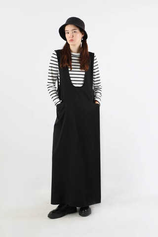 Derin Yaka Jile Takım Siyah - 5