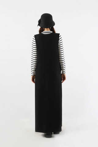 Derin Yaka Jile Takım Siyah - 6