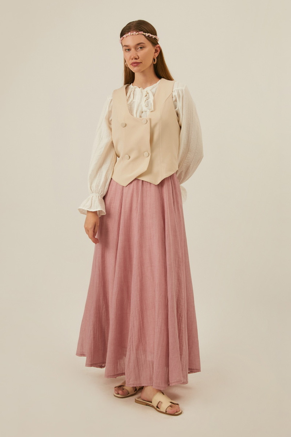 Derin Yaka Yelek Taş - 4