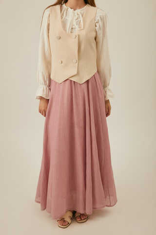 Derin Yaka Yelek Taş - 5