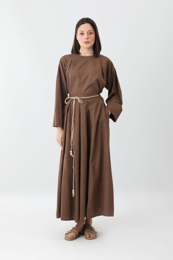 Devin Etek Takım Kahverengi - 3