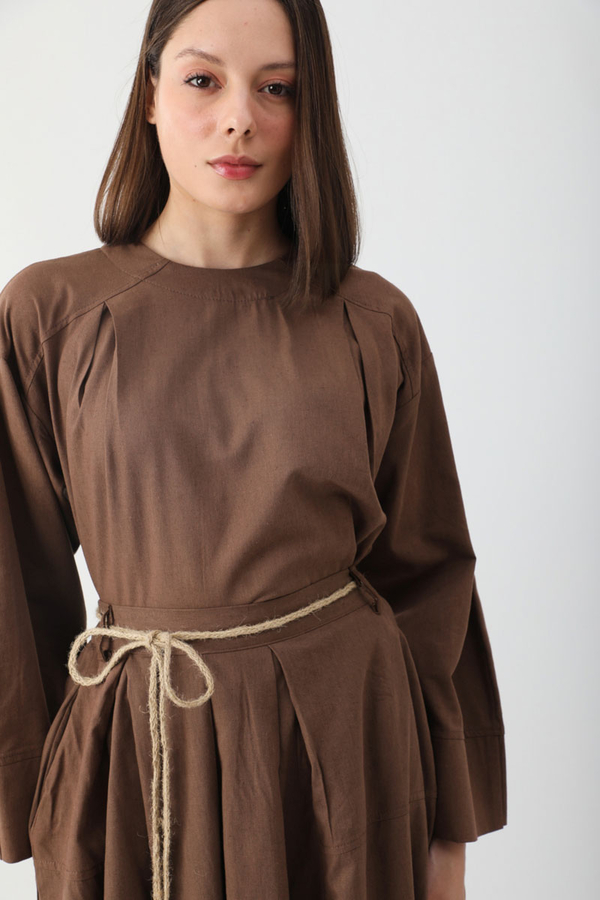 Devin Etek Takım Kahverengi - 10