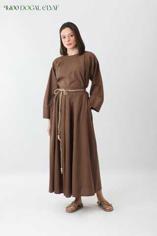 Devin Etek Takım Kahverengi - 1