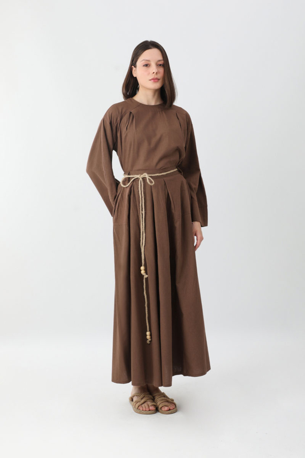 Devin Etek Takım Kahverengi - 8