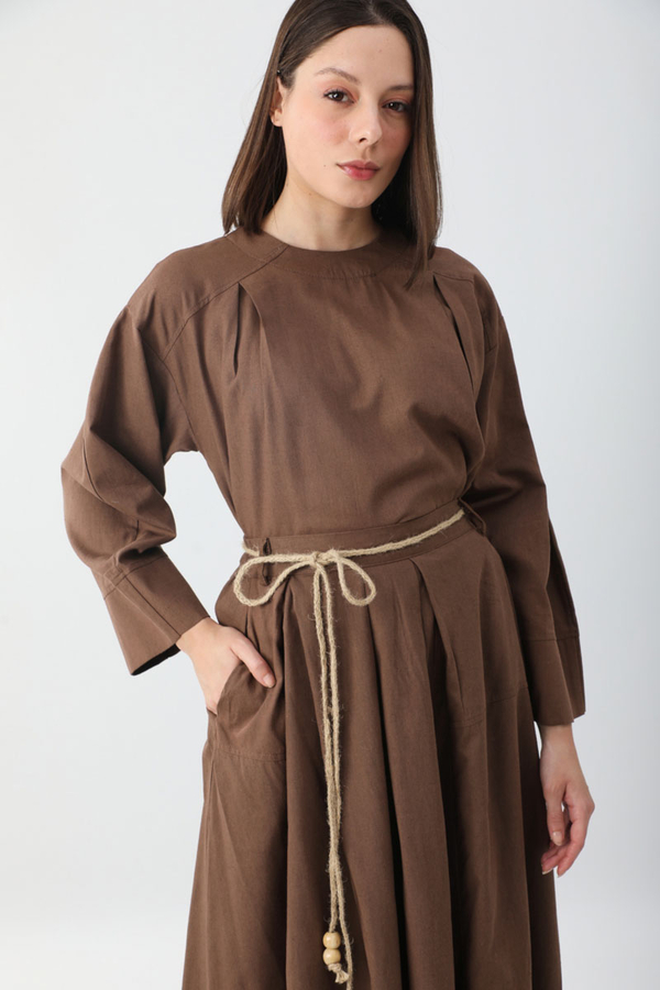 Devin Etek Takım Kahverengi - 9