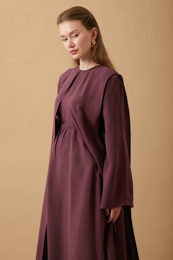 Diena Tunic Set Burgundy - 9