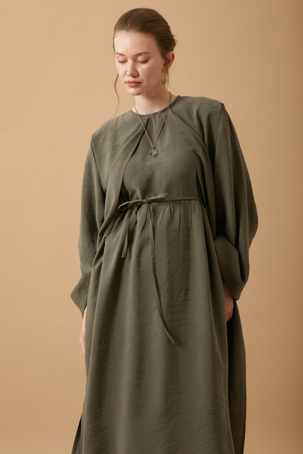 Diena Tunic Set Khaki - 1