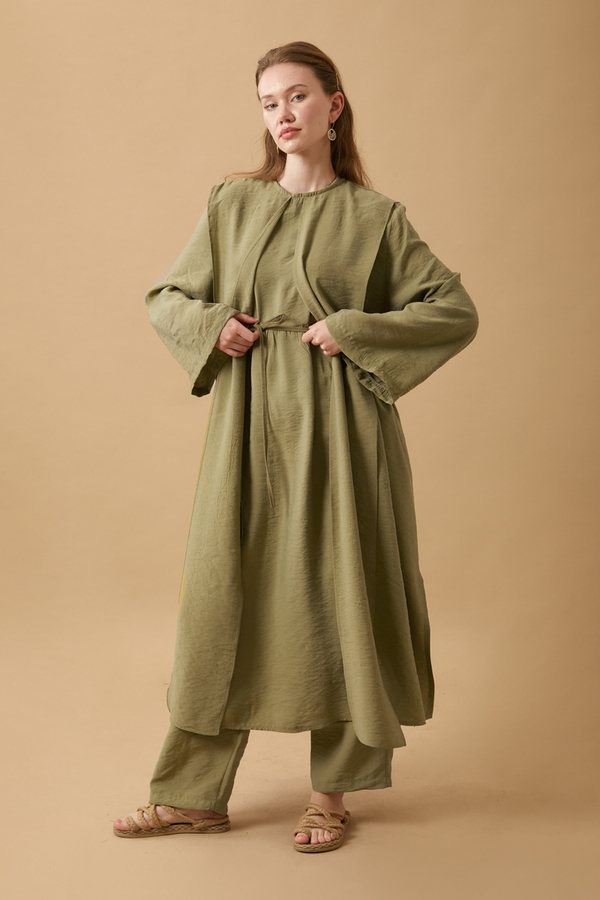 Diena Tunic Set Light Green - 1