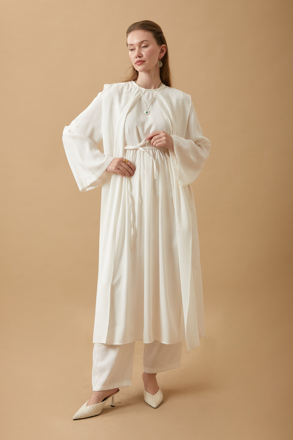 Diena Tunic Set White - 4