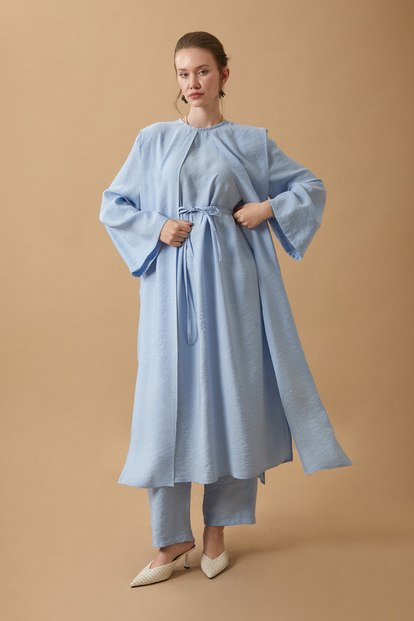 Diena Tunik Takım Bebe Mavisi - 1