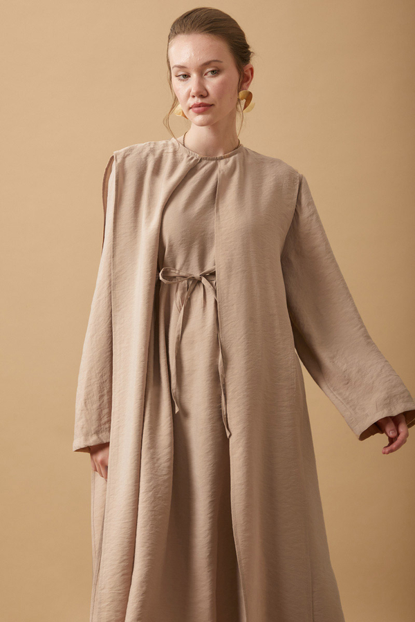 Diena Tunic Set Beige - 2