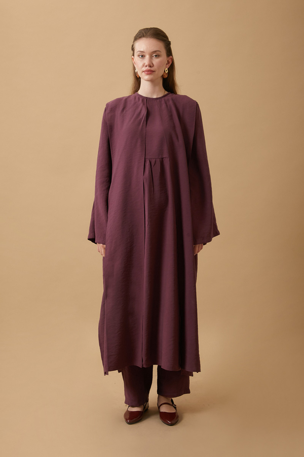 Diena Tunik Takım Bordo - 8