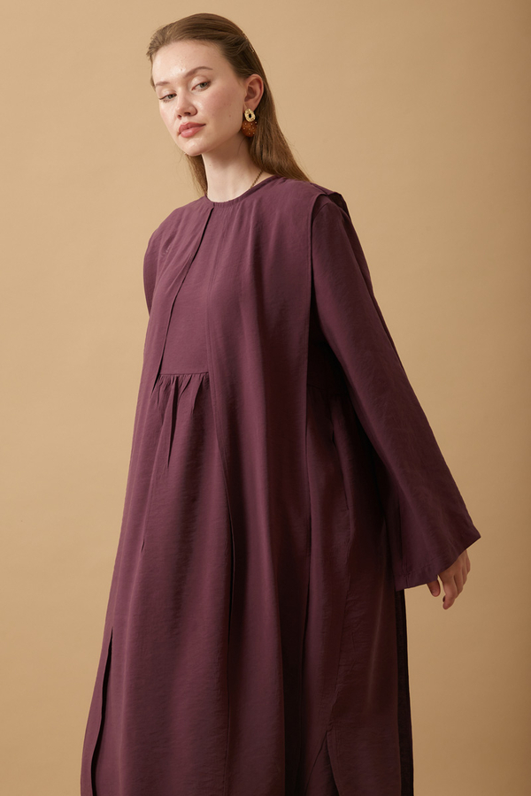 Diena Tunik Takım Bordo - 7