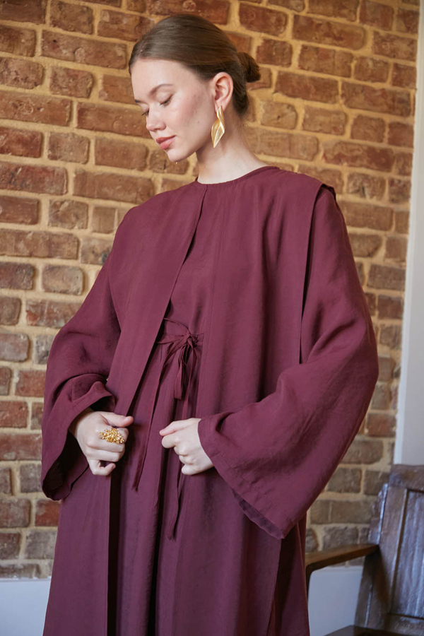 Diena Tunik Takım Bordo - 1