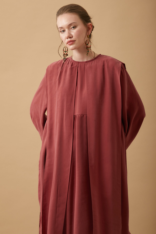 Diena Tunik Takım Koyu Kiremit - 2