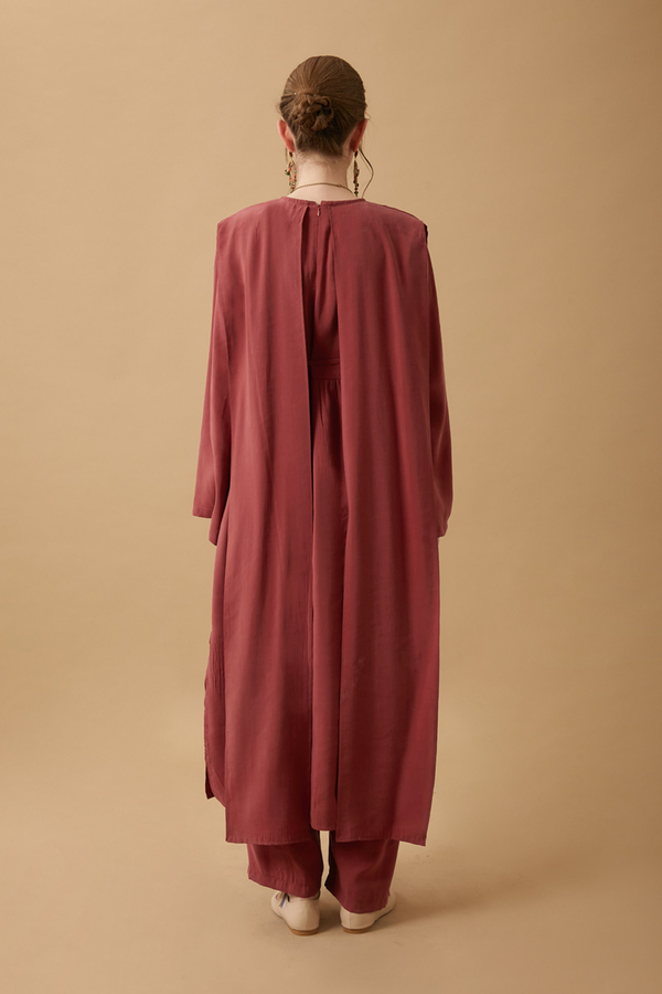 Diena Tunik Takım Koyu Kiremit - 5