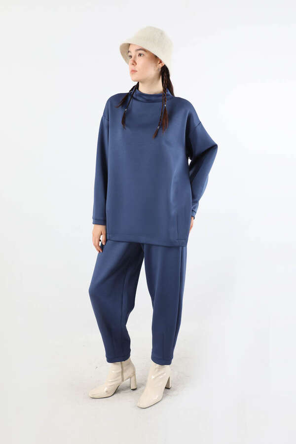 Dikiş Detaylı Spor Takım Saks - 5