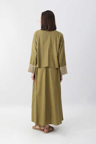 Dora Kimono Takım Haki - 9