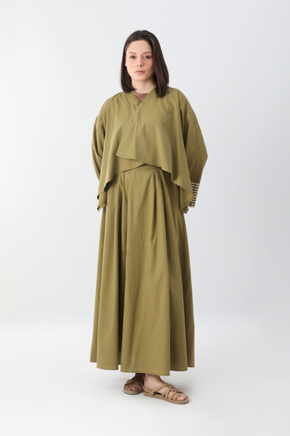 Dora Kimono Takım Haki - 3