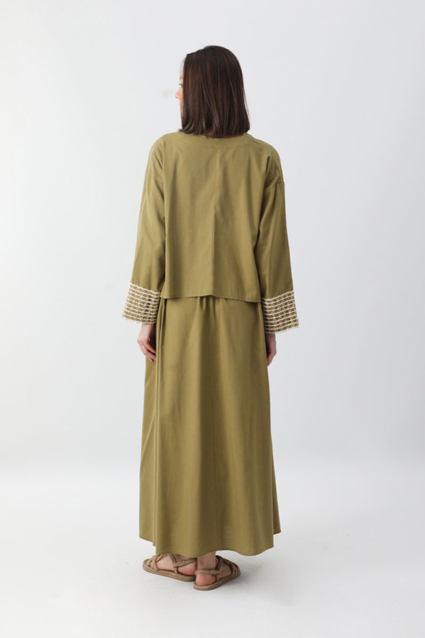 Dora Kimono Takım Haki - 9