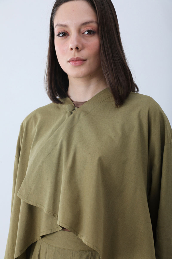 Dora Kimono Takım Haki - 6