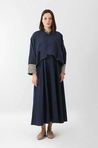 Dora Kimono Takım Lacivert - 2