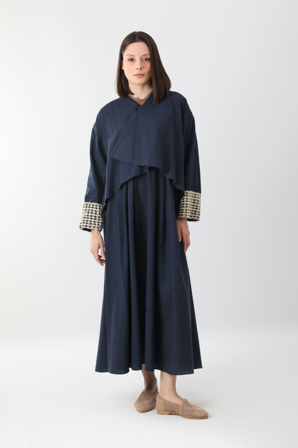 Dora Kimono Takım Lacivert - 3