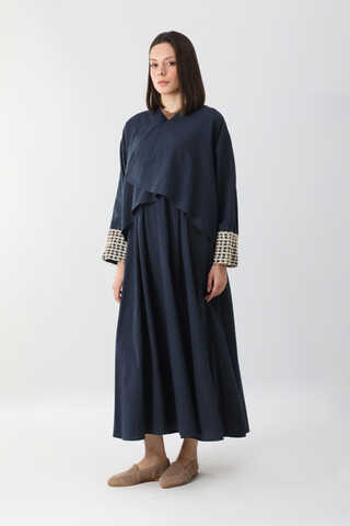 Dora Kimono Takım Lacivert - 4