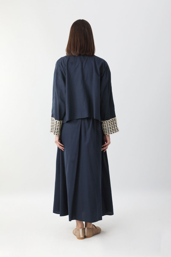 Dora Kimono Takım Lacivert - 10