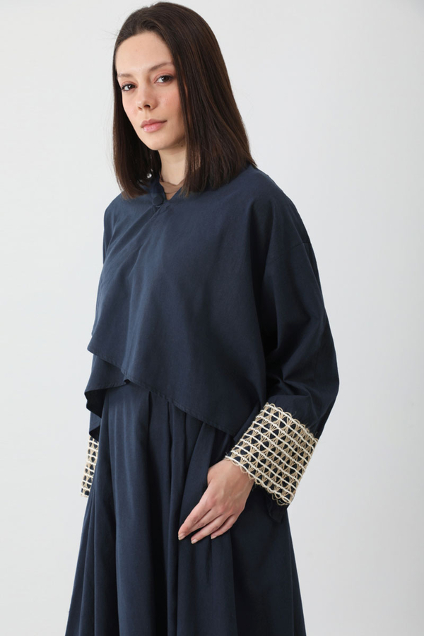 Dora Kimono Takım Lacivert - 8