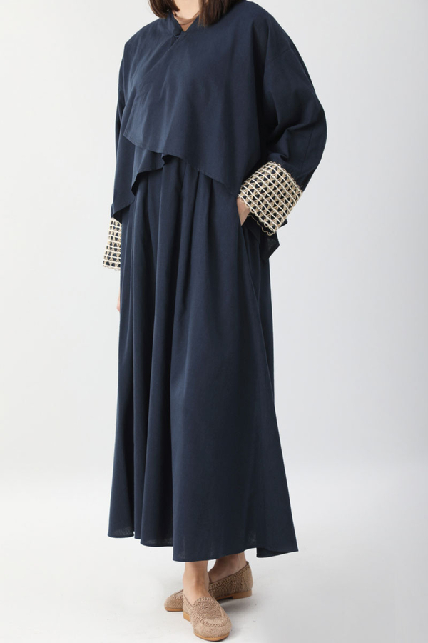 Dora Kimono Takım Lacivert - 5