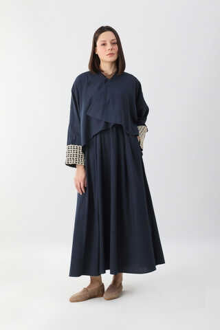 Dora Kimono Takım Lacivert - 6