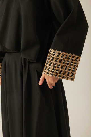 Dora Kimono Takım Siyah - 6