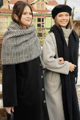 Double Sided Scarf Anthracite - 4