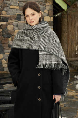 Double Sided Scarf Anthracite - 6